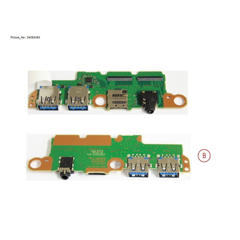 34082483 - SUB BOARD  USB AUDIO SD CARD