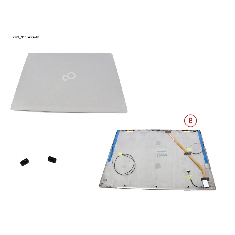 34084261 - LCD BACK COVER ASSY NON - TOUCH W  RGB