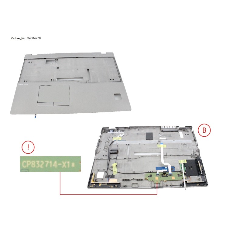 34084270 - UPPER ASSY FOR SMARTCARD  PALM VEIN  FGS