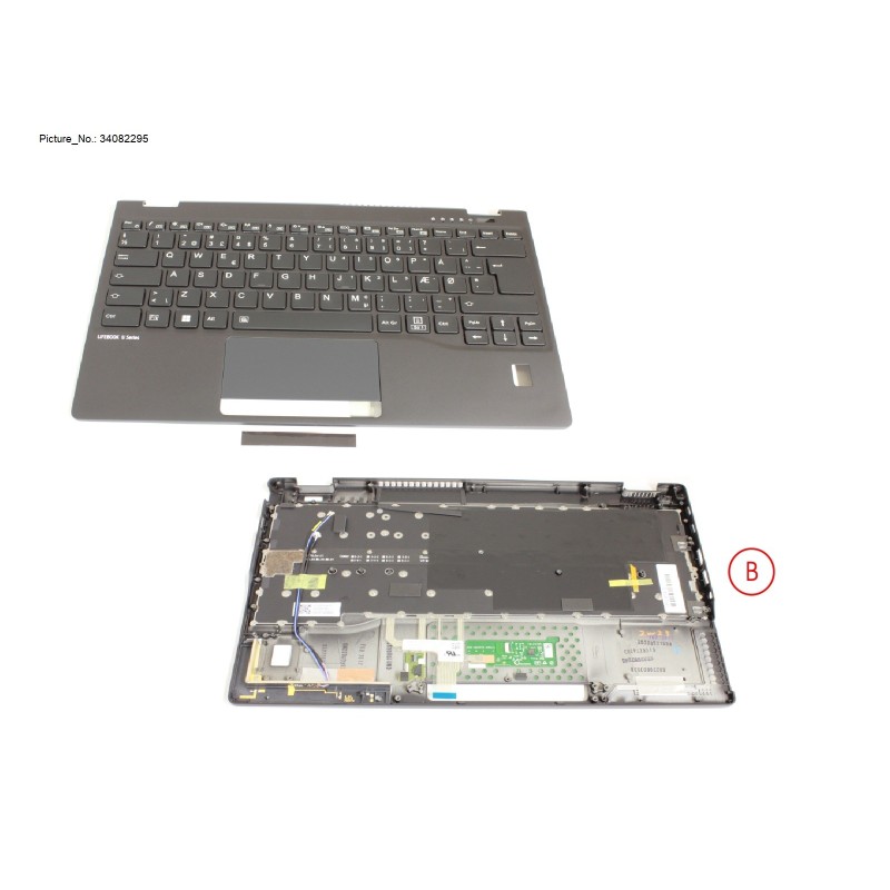 34082295 - UPPER ASSY INCL. KB DENMARK W FP(5G ANT)