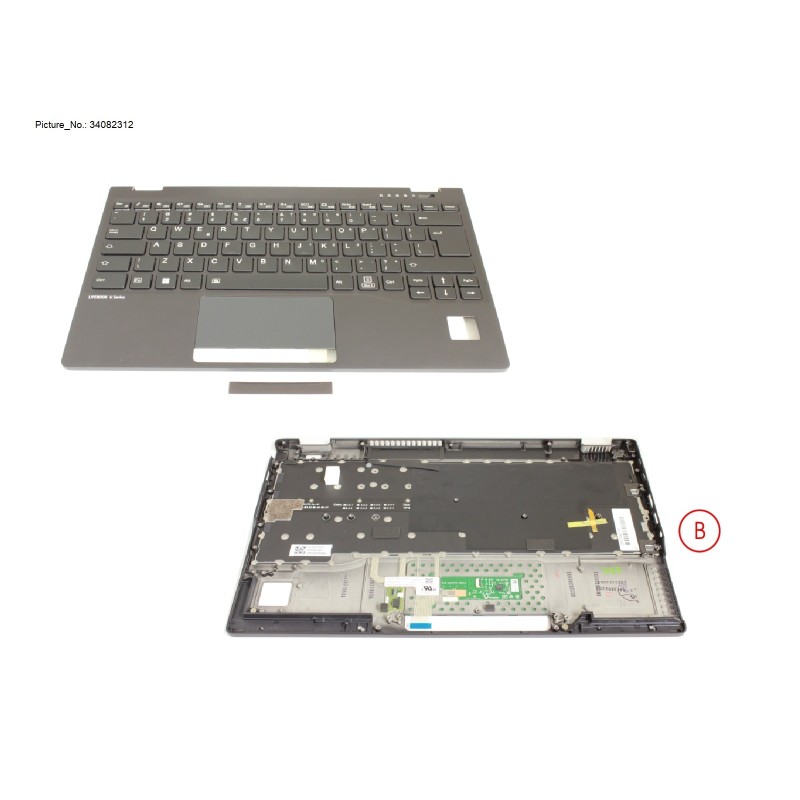 34082312 - UPPER ASSY INCL. KB US W  PV