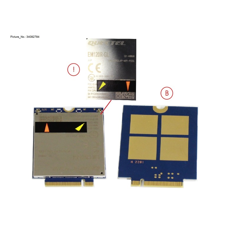 34082784 - LTE MODULE EM120R-GL