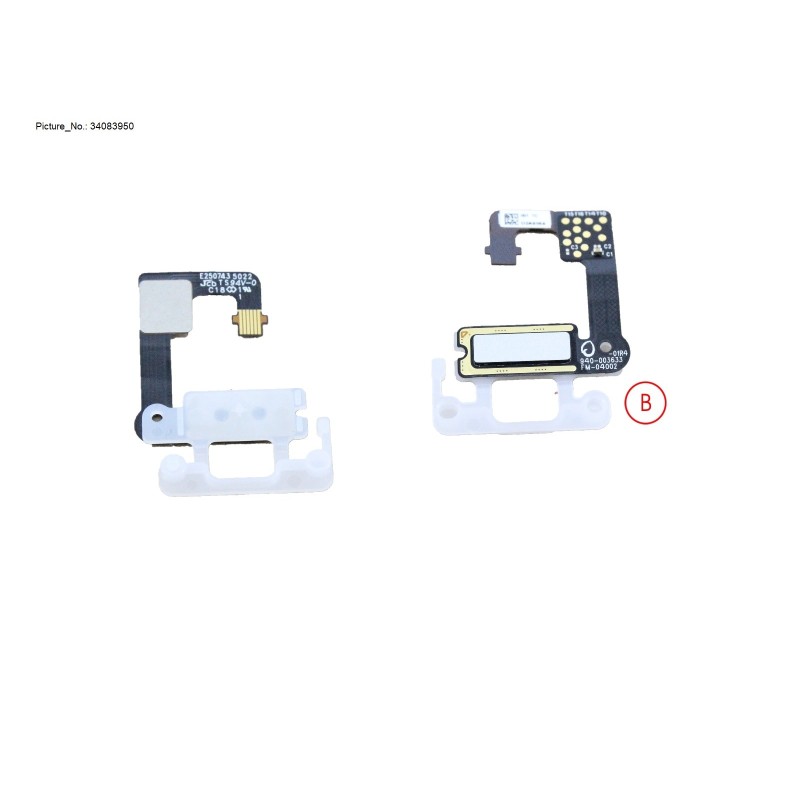 34083950 - SUB BOARD  FINGERPRINT (SILVER)