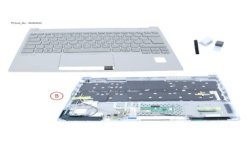 34084022 - UPPER ASSY INCL. KB HEBREW WHITE W  PV