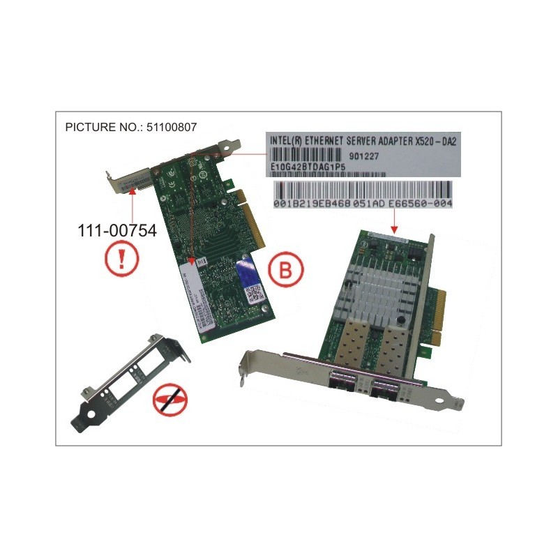 34032949 - NICII 2- PORT BARE CAGE SFP+ 10