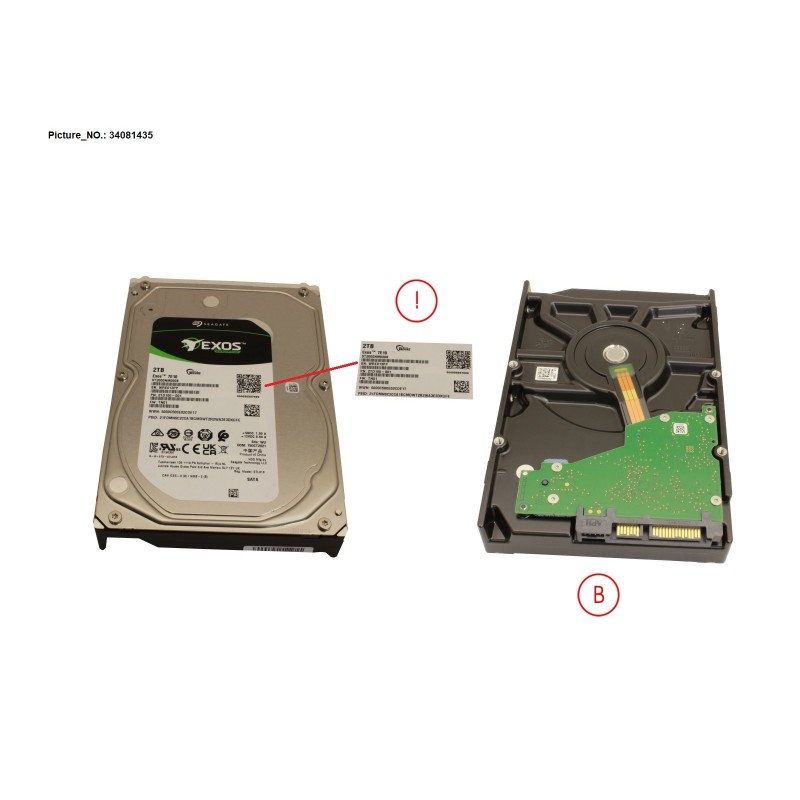 34081435 - HDD 2TB BC-SATA S3 7.2K 3.5