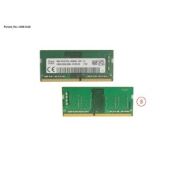 34081220 - MEMORY 8GB DDR4-3200