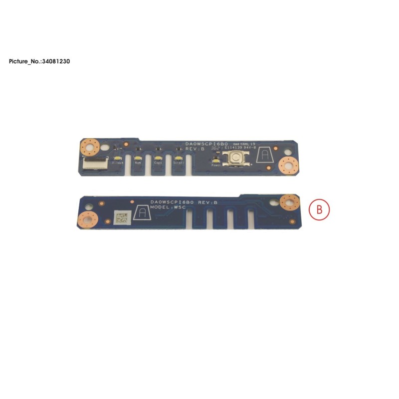 34081230 - SUB BOARD  POWER SWITCH