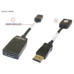 34035982 - DISPLAYPORT TO HDMI ADAPTER