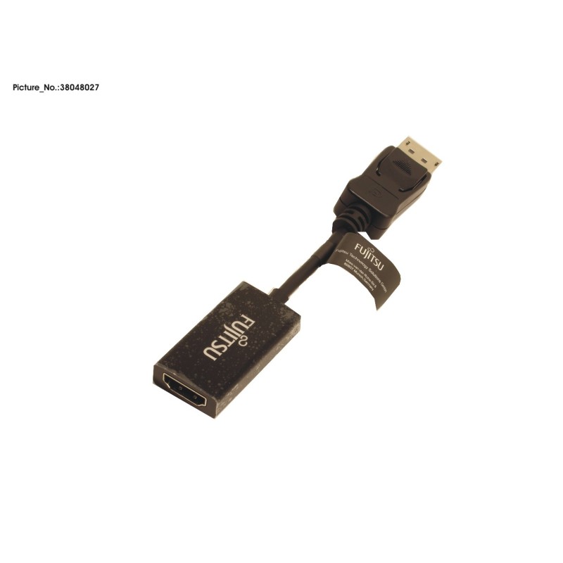 38048027 - DP1.2 TO HDMI 2.0 ADAPT UHD-FAEHIG 150MM