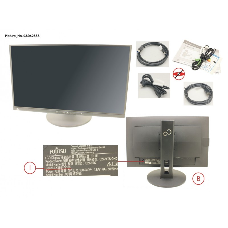 38062585 - DISPLAY B27-9 TS QHD /YVEB