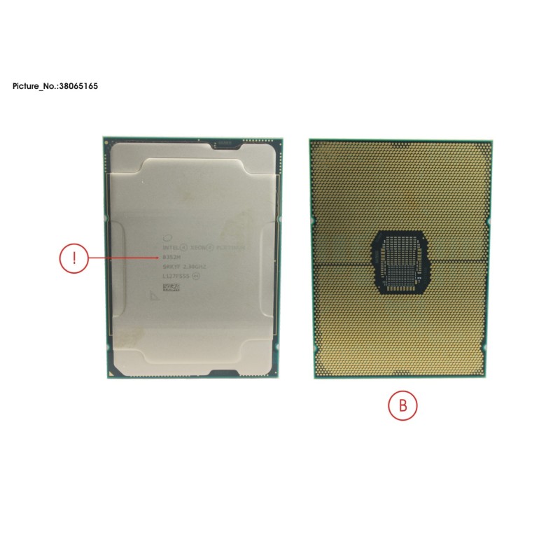 38065165 - CPU INTEL XEON PLATINUM 8352M