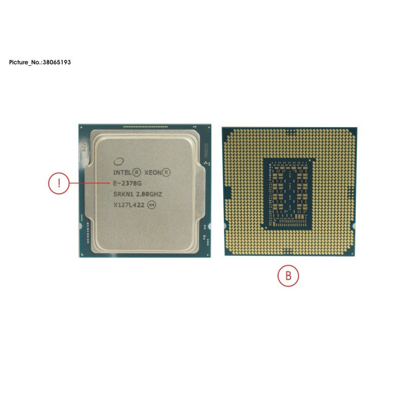 38065193 - CPU XEON E-2378G