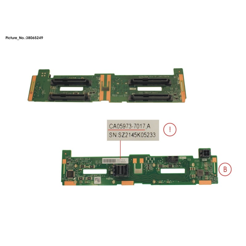 38065249 - 4X2.5 SAS SATA