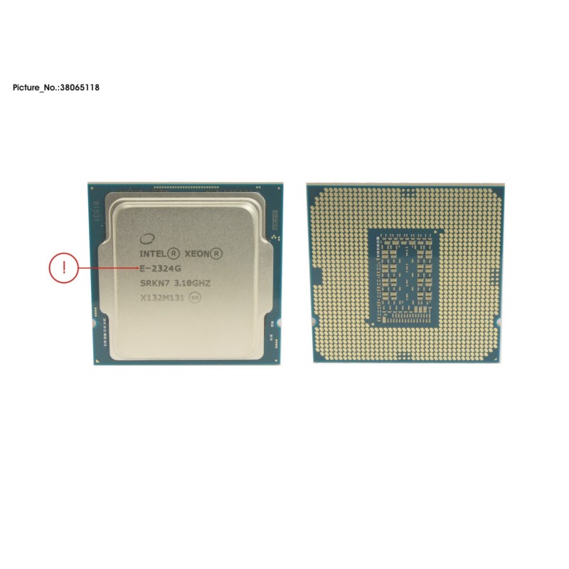 38065118 - CPU XEON E-2324G