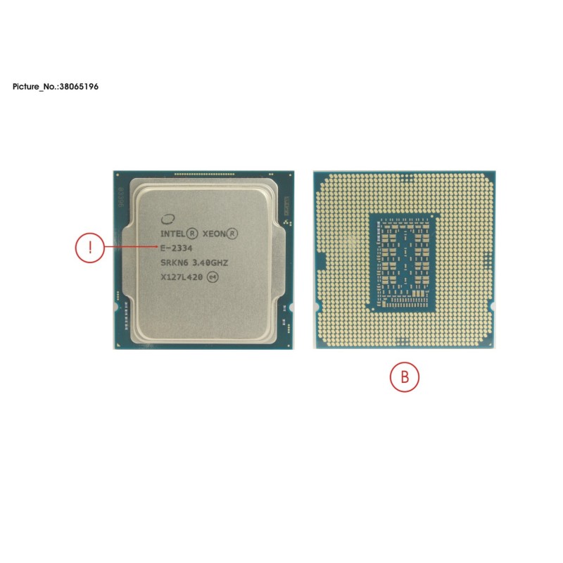 38065196 - CPU XEON E-2334