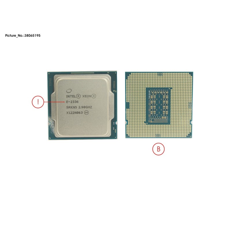 38065195 - CPU XEON E-2336