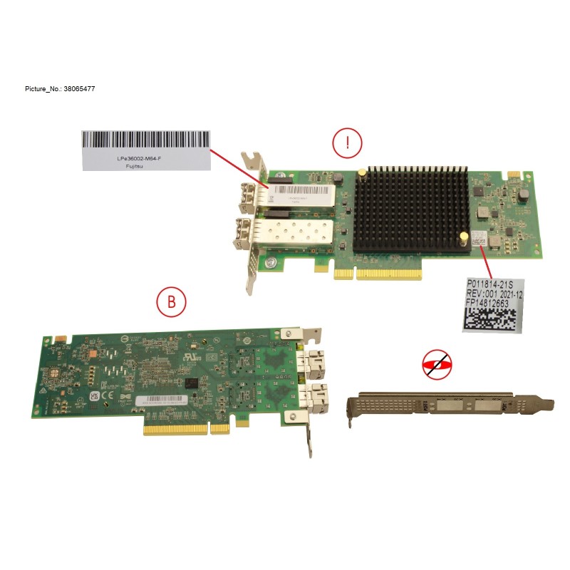 38065477 - PFC EP LPE36002 2X 64GB PCIE V4