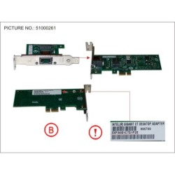 38009272 - ETH CTRL 1X1GBIT PCIE CT DESKTOP CU LP