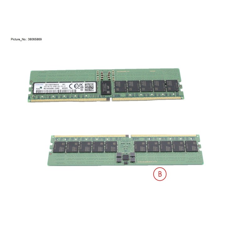 38065869 - 32GB (1X32GB) 1RX4 DDR5-4800 R ECC