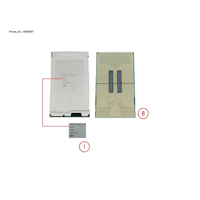 38066057 - CPU XEON GOLD 6448Y