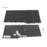 34084226 - KEYBOARD BLACK W  BL BELGIUM WIN10&11