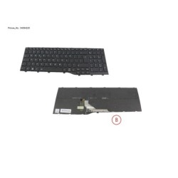 34084225 - KEYBOARD BLACK W  BL US WIN10&11