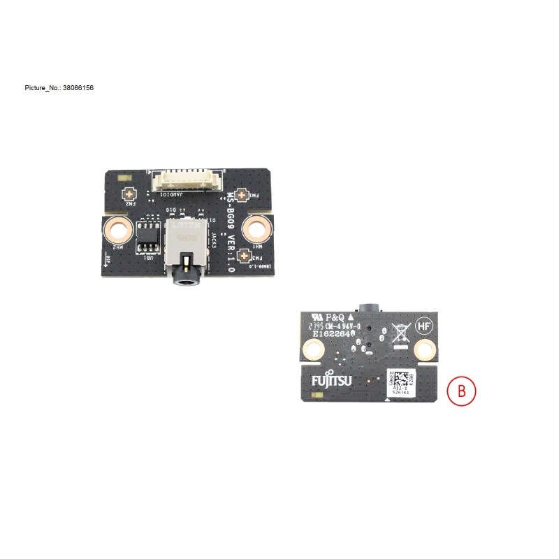 38066156 - I O ADD-IN PORT AUDIO JACK