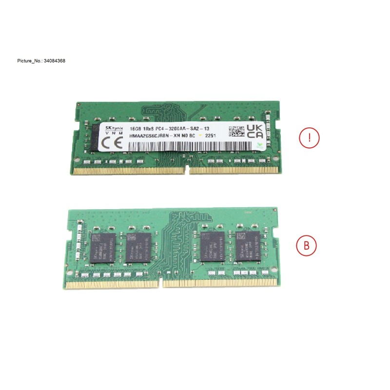 34084368 - MEMORY 16GB