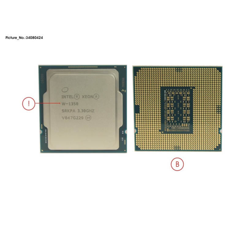 34080424 - CPU INTEL XEON W-1350 3 3 GHZ 80W