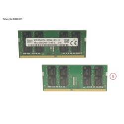 34080409 - MEMORY 32GB DDR4-3200 SO