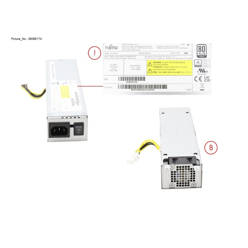 38066174 - PSU 150W GOLD