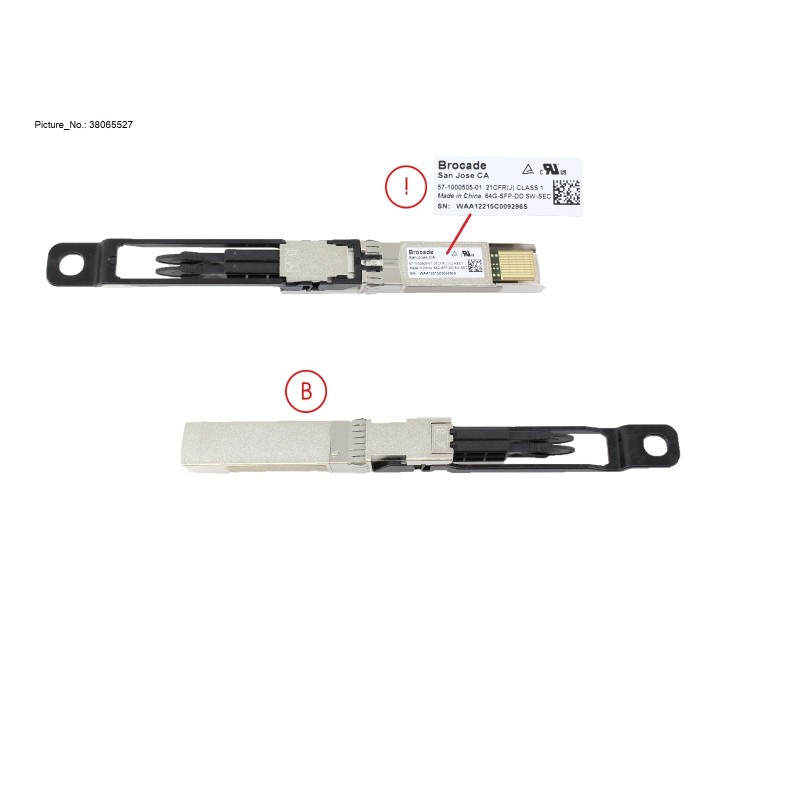 38065527 - SFP-DD SWL 64G 1-PK SECURE