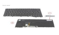 34084166 - KEYBOARD BLACK W  BL BELGIUM (NEW_FN)