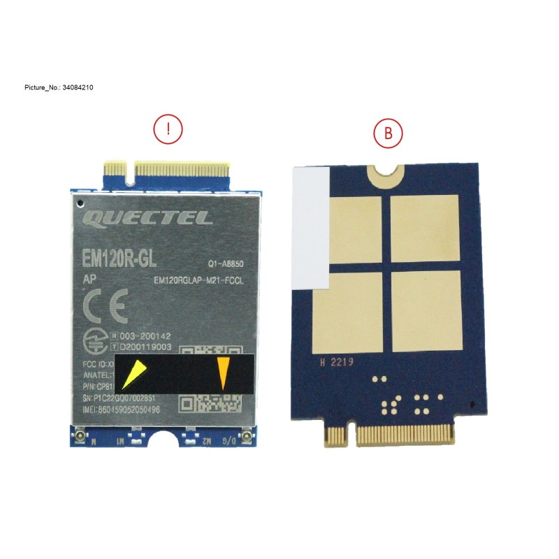 34084210 - LTE MODULE EM120R-GL