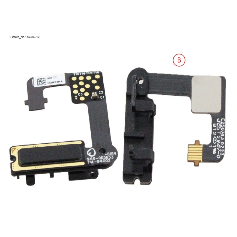 34084212 - SEC-BIO FINGERPRINT SENSOR BUTTON ASSY