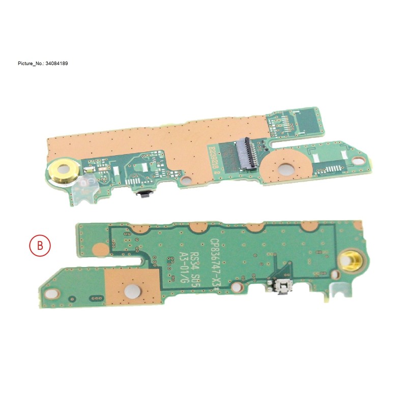 34084189 - SUB BOARD  POWER BUTTON NON SECURITY