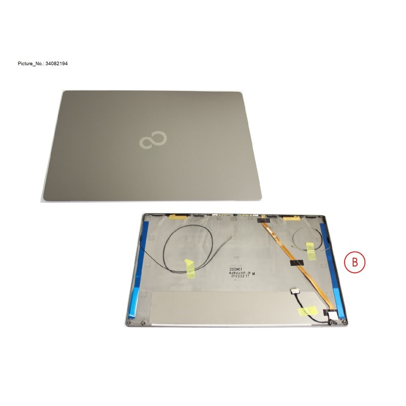 34082194 - LCD BACK COVER FHD (E-PRIV  W  RGB CAM)