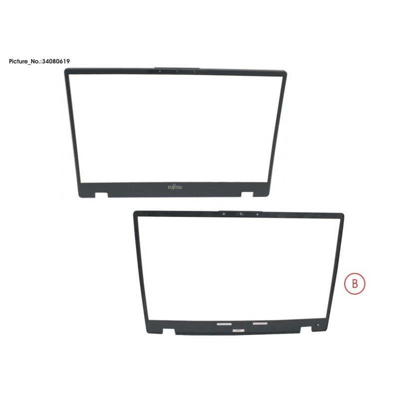 34080619 - LCD FRONT COVER (W  RGB  EPRIV)