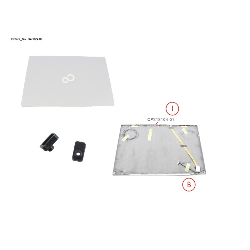 34082416 - LCD BACK COVER ASSY (W  RGB  EPRIV)