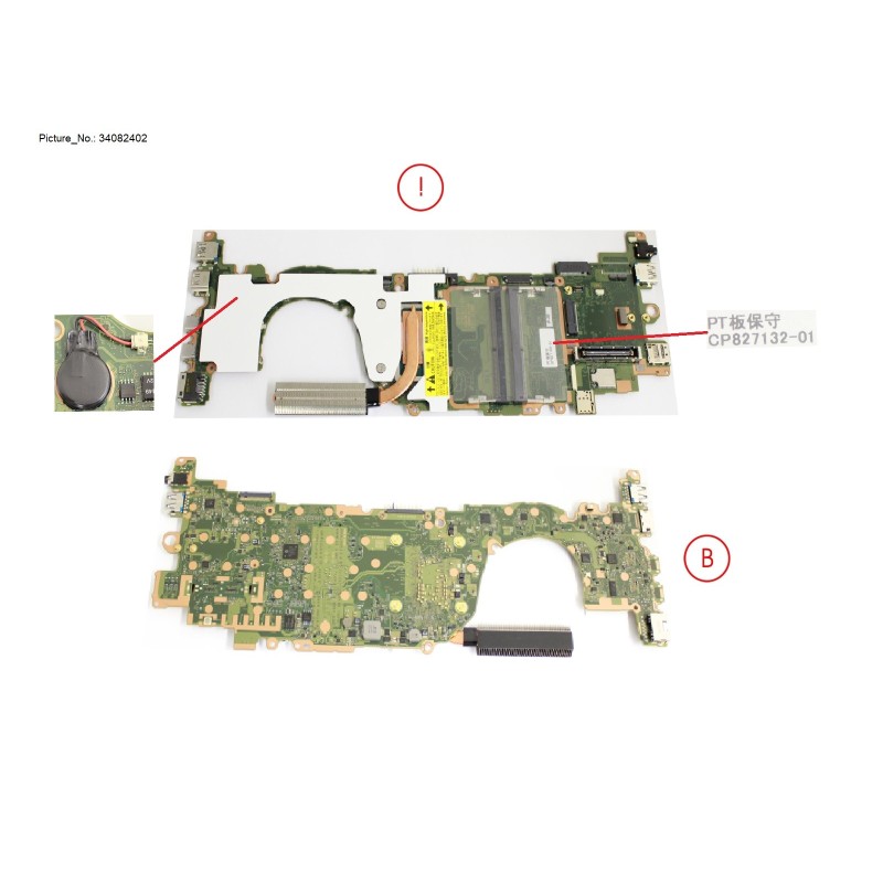 34082402 - MAINBOARD ASSY I5 1240P