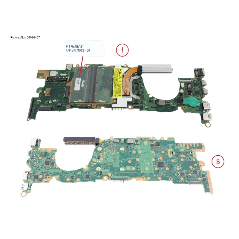 34084407 - MAINBOARD I3 1315U