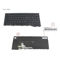 34084298 - KEYBOARD BLACK W  BL ARABIAN WIN11