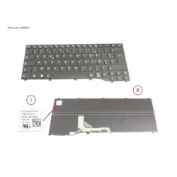 34082374 - KEYBOARD BLACK FRANCE WIN11