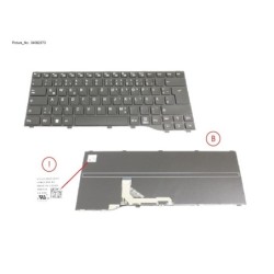 34082373 - KEYBOARD BLACK GERMANY WIN11