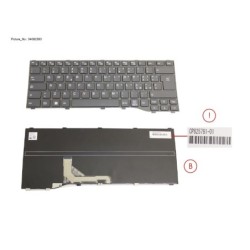 34082383 - KEYBOARD BLACK ITALY WIN11