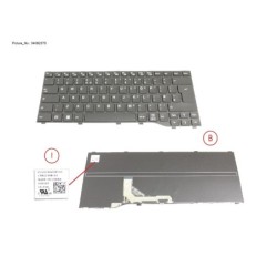 34082375 - KEYBOARD BLACK UK WIN11