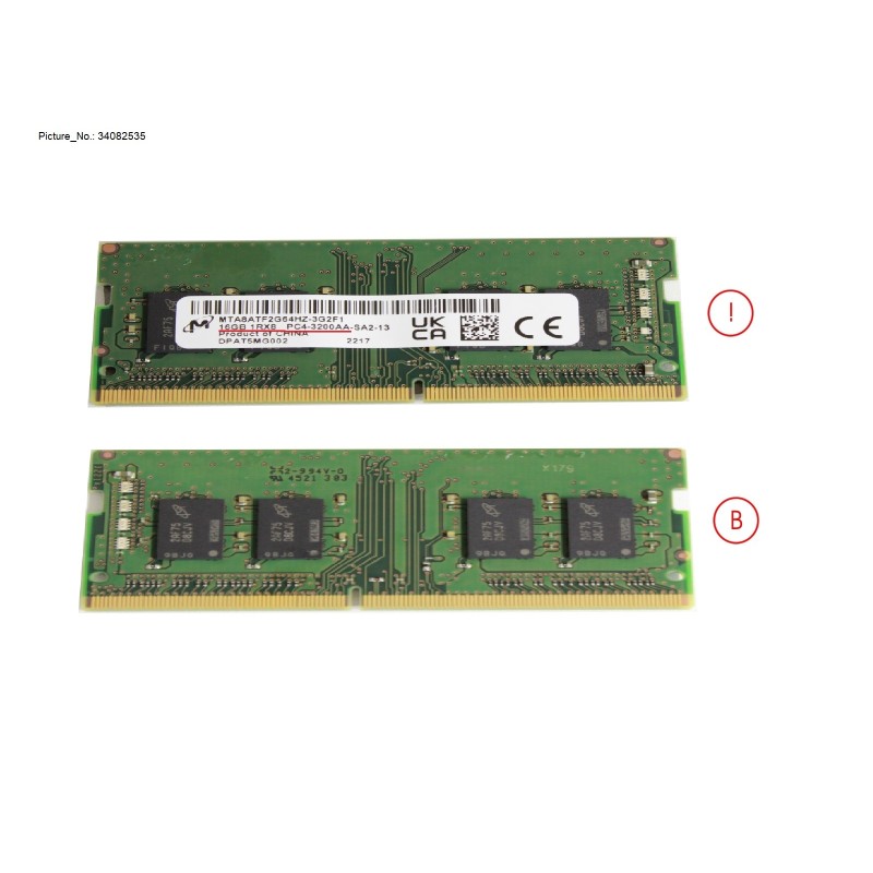 34082535 - MEMORY 16GB