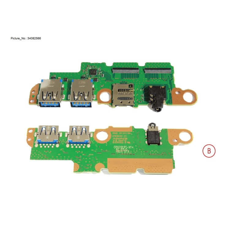 34082566 - SUB BOARD  AUDIO USB SD CARD