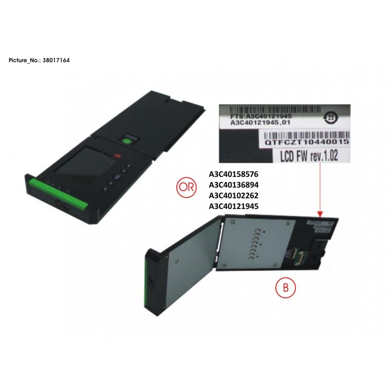 38017164 - LCD UNIT RACK